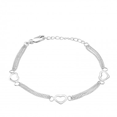 Heart - 925 Sterling Silver Bracelets SD34684