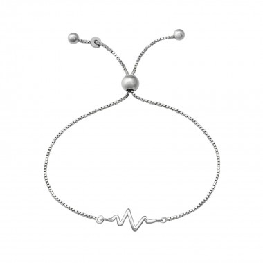 Heartbeat - 925 Sterling Silver Bracelets SD37471