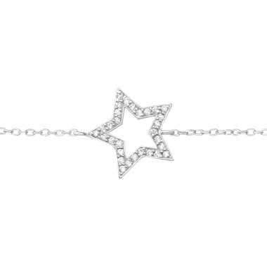 Star - 925 Sterling Silver Bracelets SD37552