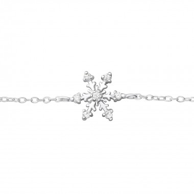 Snowflake - 925 Sterling Silver Bracelets SD37553
