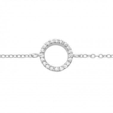 Circle - 925 Sterling Silver Bracelets SD40296