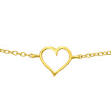 Heart - 925 Sterling Silver Bracelets SD40694