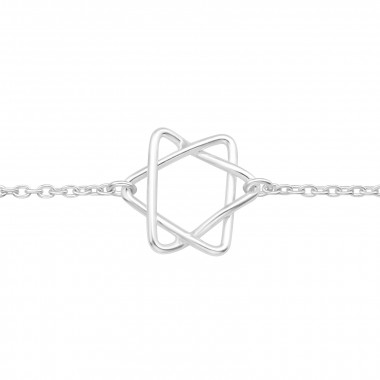 Star - 925 Sterling Silver Bracelets SD41616