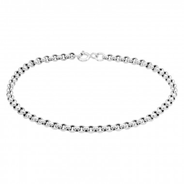 19cm Cable Chain - 925 Sterling Silver Bracelets SD42846