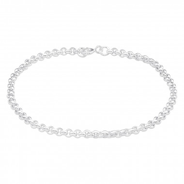19cm Cable Chain - 925 Sterling Silver Bracelets SD42848