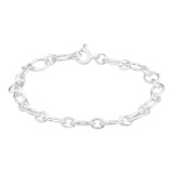19cm Cable Chain - 925 Sterling Silver Bracelets SD42849