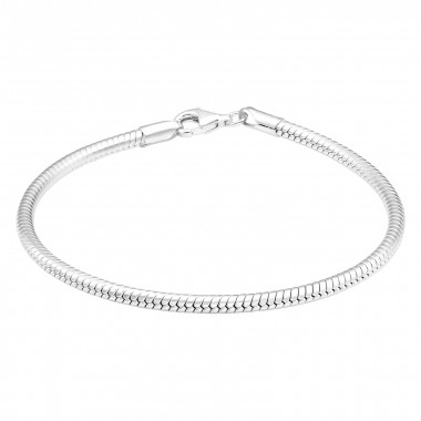 Plain - 925 Sterling Silver Bracelets SD42850