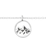 Mountain - 925 Sterling Silver Bracelets SD43393