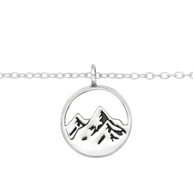 Mountain - 925 Sterling Silver Bracelets SD43393