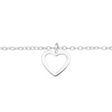 Heart - 925 Sterling Silver Bracelets SD43395