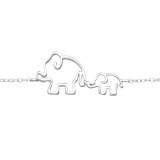 Elephant - 925 Sterling Silver Bracelets SD43715