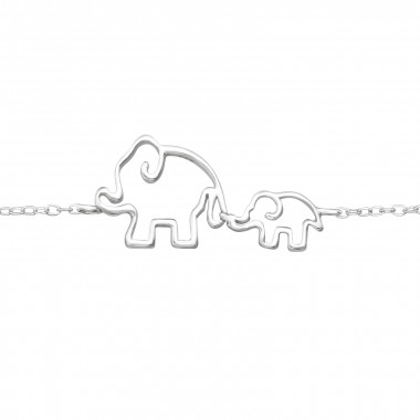 Elephant - 925 Sterling Silver Bracelets SD43715