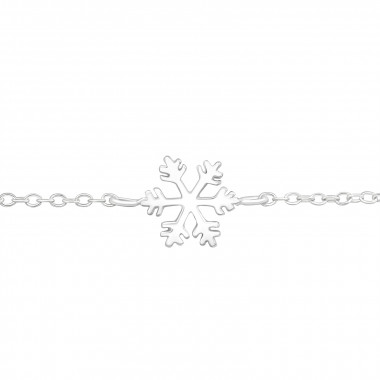 Snowflake - 925 Sterling Silver Bracelets SD43719