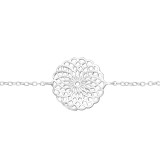 Patterned - 925 Sterling Silver Bracelets SD43760