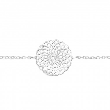 Patterned - 925 Sterling Silver Bracelets SD43760