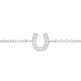 Horseshoe - 925 Sterling Silver Bracelets SD44291