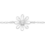 Flower - 925 Sterling Silver Bracelets SD44296