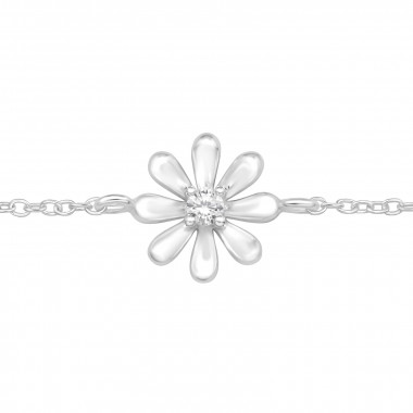 Flower - 925 Sterling Silver Bracelets SD44296