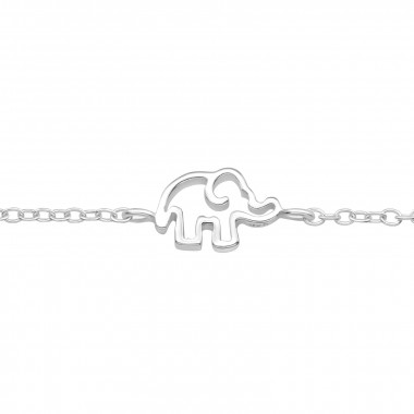 Elephant - 925 Sterling Silver Bracelets SD44300
