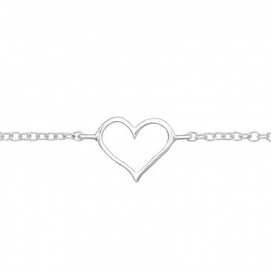 Heart - 925 Sterling Silver Bracelets SD44699