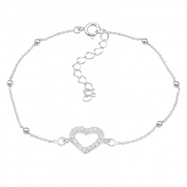 Heart - 925 Sterling Silver Bracelets SD45643