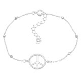 Peace - 925 Sterling Silver Bracelets SD45653