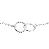 Round - 925 Sterling Silver Bracelets SD45817