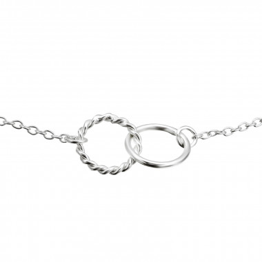 Round - 925 Sterling Silver Bracelets SD45817