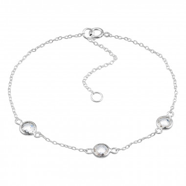 Round 5mm - 925 Sterling Silver Bracelets SD46085