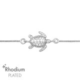 Turtle Bolo - 925 Sterling Silver Bracelets SD46790