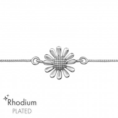 Flower Bolo - 925 Sterling Silver Bracelets SD46792