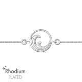 Wave Bolo - 925 Sterling Silver Bracelets SD46806