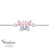 Butterfly Bolo - 925 Sterling Silver Bracelets SD46807