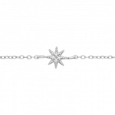 Sparkling Star - 925 Sterling Silver Bracelets SD49095