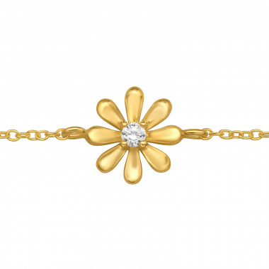 Flower - 925 Sterling Silver Bracelets SD49743