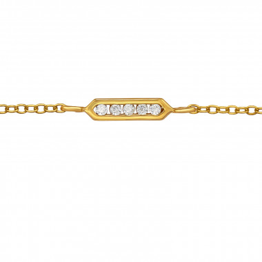 10mm Bar - 925 Sterling Silver Bracelets SD49817