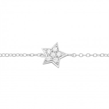Star - 925 Sterling Silver Bracelets SD9276