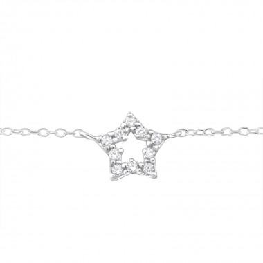 Star - 925 Sterling Silver Bracelets SD9488