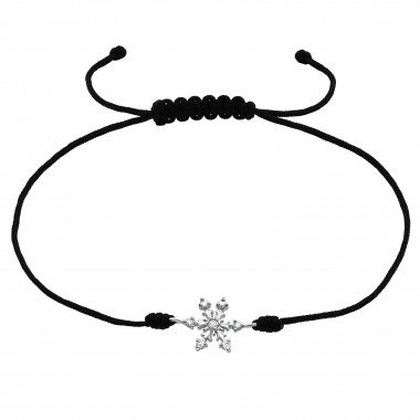 Snowflake - Nylon Cord Corded Bracelets SD31784