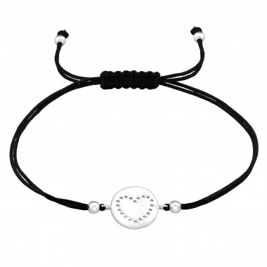 Heart - Nylon Cord Corded Bracelets SD42448