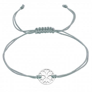 Flower - Nylon Cord Corded Bracelets SD42449