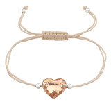 Heart - Nylon Cord Corded Bracelets SD45176