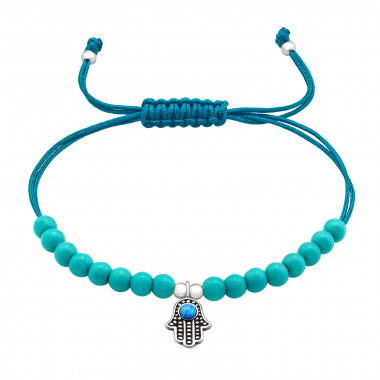 Hamsa - Nylon Cord Corded Bracelets SD45720