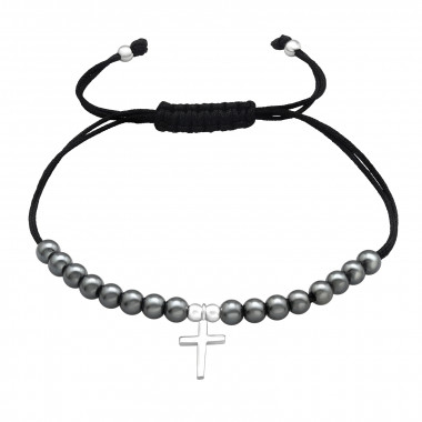 Cross - Nylon Cord Corded Bracelets SD45725