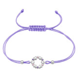 Wreath - 925 Sterling Silver Corded Bracelets SD50666