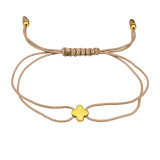 Clover - 925 Sterling Silver Corded Bracelets SD51369