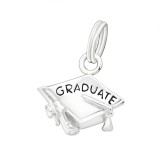 Graduate - 925 Sterling Silver Splitring Charms SD16064