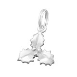 Leaf - 925 Sterling Silver Splitring Charms SD16236