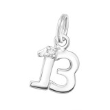 Thirteen - 925 Sterling Silver Splitring Charms SD16237