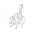 Elephant - 925 Sterling Silver Splitring Charms SD20008